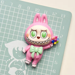 DIY Happy Expression Charms Accessories – Customizable Phone Case, Hairpin, Fridge Magnet & Keychain Set