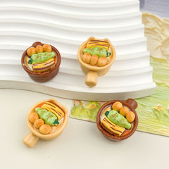 DIY Cooking Pot Toy Charms Accessories – Customizable Phone Case, Hairpin, Fridge Magnet & Keychain Set