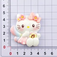 DIY Music Sanrio Charms Accessories – Customizable Phone Case, Hairpin, Fridge Magnet & Keychain Set
