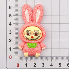 DIY Rabbit Ear Hat Charms Accessories – Customizable Phone Case, Hairpin, Fridge Magnet & Keychain Set