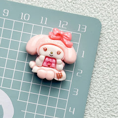 DIY Cute Animal Cartoon Charms Accessories – Customizable Phone Case, Hairpin, Fridge Magnet & Keychain Set