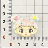 DIY Fine Glitter Girl Hair Charms Accessories – Customizable Phone Case, Hairpin, Fridge Magnet & Keychain Set