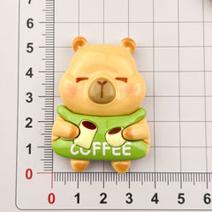 DIY Character Plate Cap Charms Accessories – Customizable Phone Case, Hairpin, Fridge Magnet & Keychain Set