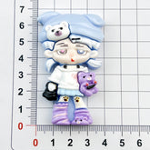 DIY Cartoon And Anime Children Charms Accessories – Customizable Phone Case, Hairpin, Fridge Magnet & Keychain Set