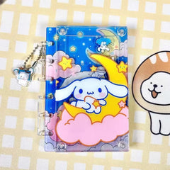 DIY Star Sanrio Cinnamoroll Acrylic Shaky Notebook - Customizable with Trendy & Anime IP Characters