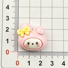 DIY Fat Head Little Ou Charms Accessories – Customizable Phone Case, Hairpin, Fridge Magnet & Keychain Set