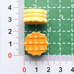 DIY Food Play Bread Cookies Charms Accessories – Customizable Phone Case, Hairpin, Fridge Magnet & Keychain Set