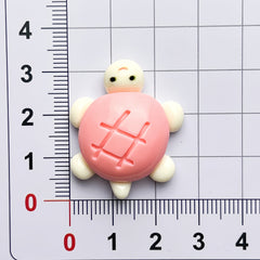 DIY Little Turtle Cartoon Charms Accessories – Customizable Phone Case, Hairpin, Fridge Magnet & Keychain Set