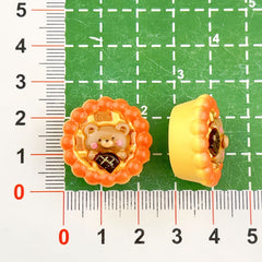 DIY Cute Animal Sandwich Cookies Charms Accessories – Customizable Phone Case, Hairpin, Fridge Magnet & Keychain Set