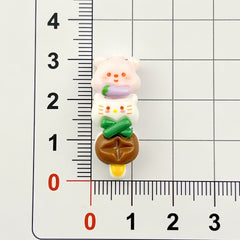 DIY Candied Hawthorn Kitten Charms Accessories – Customizable Phone Case, Hairpin, Fridge Magnet & Keychain Set