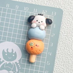 DIY Animal Candied Hawthorn Charms Accessories – Customizable Phone Case, Hairpin, Fridge Magnet & Keychain Set