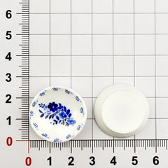 DIY retro blue and white porcelain plate Charms Accessories – Customizable Phone Case, Hairpin, Fridge Magnet & Keychain Set