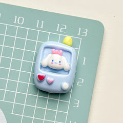 DIY Sanrio Mobile Phone Charms Accessories – Customizable Phone Case, Hairpin, Fridge Magnet & Keychain Set