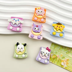 DIY Potato Chips Charms Accessories – Customizable Phone Case, Hairpin, Fridge Magnet & Keychain Set