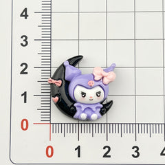 DIY Black Rice Charms Accessories – Customizable Phone Case, Hairpin, Fridge Magnet & Keychain Set