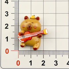 DIY Little Kara Guitar Capo harms Accessories – Customizable Phone Case, Hairpin, Fridge Magnet & Keychain Set