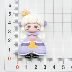 DIY Bubble Girl Charms Accessories – Customizable Phone Case, Hairpin, Fridge Magnet & Keychain Set