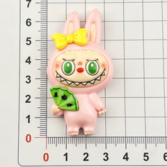 DIY New Cartoon Mahjong Doll Charms Accessories – Customizable Phone Case, Hairpin, Fridge Magnet & Keychain Set