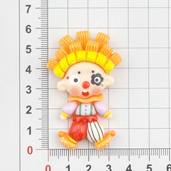 DIY Cute Cartoon Charms Accessories – Customizable Phone Case, Hairpin, Fridge Magnet & Keychain Set