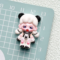 DIY Girl Riding a Bike Charms Accessories – Customizable Phone Case, Hairpin, Fridge Magnet & Keychain Set