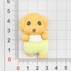 DIY Cartoon Multicolor Plush Bear Charms Accessories – Customizable Phone Case, Hairpin, Fridge Magnet & Keychain Set