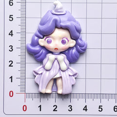 DIY Adorable Eyes Cute Girl Charms Accessories – Customizable Phone Case, Hairpin, Fridge Magnet & Keychain Set