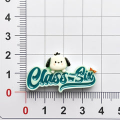 DIY New English nameplate Sanrio Charms Accessories – Customizable Phone Case, Hairpin, Fridge Magnet & Keychain Set