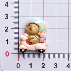 DIY Bath Capy Charms Accessories – Customizable Phone Case, Hairpin, Fridge Magnet & Keychain Set