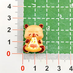 DIY Cute Burger Capibara Charms Accessories – Customizable Phone Case, Hairpin, Fridge Magnet & Keychain Set