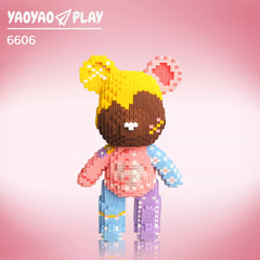 Candy Girl Medium Bear Building Blocks