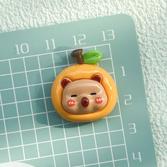 DIY Cute Bathing Dolphin Charms Accessories – Customizable Phone Case, Hairpin, Fridge Magnet & Keychain Set