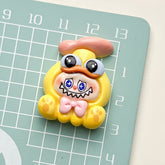 DIY Bear Bow Tie Charms Accessories – Customizable Phone Case, Hairpin, Fridge Magnet & Keychain Set