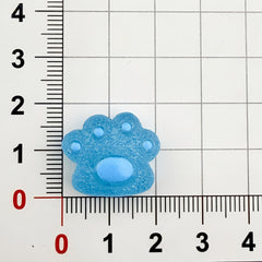 DIY multicolor cat paw cookies Charms Accessories – Customizable Phone Case, Hairpin, Fridge Magnet & Keychain Set