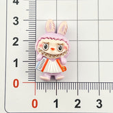 DIY Cartoon Cute Happy Little Doll Charms Accessories – Customizable Phone Case, Hairpin, Fridge Magnet & Keychain Set