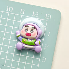 DIY Toy Story Shin-chan Charms Accessories – Customizable Phone Case, Hairpin, Fridge Magnet & Keychain Set