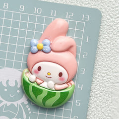 DIY Large cone Sanrio Charms Accessories – Customizable Phone Case, Hairpin, Fridge Magnet & Keychain Set