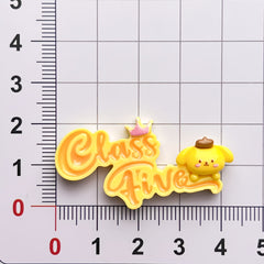 DIY New English nameplate Sanrio Charms Accessories – Customizable Phone Case, Hairpin, Fridge Magnet & Keychain Set