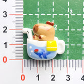 DIY Cute Dessert Capybara Charms Accessories – Customizable Phone Case, Hairpin, Fridge Magnet & Keychain Set