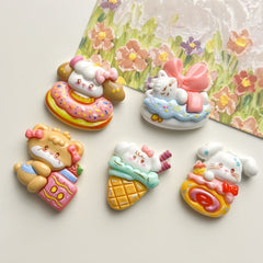 DIY Kitten Charms Accessories – Customizable Phone Case, Hairpin, Fridge Magnet & Keychain Set