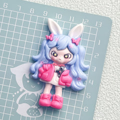 DIY Glossy5Girls Charms Accessories – Customizable Phone Case, Hairpin, Fridge Magnet & Keychain Set