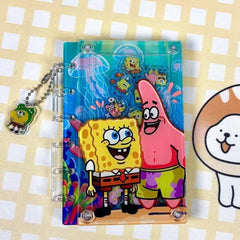 DIY SpongeBob SquarePants Acrylic Shaky Notebook - Customizable with Trendy & Anime IP Characters