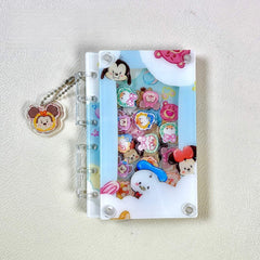 DIY Cute Mickey Acrylic Shaky Notebook - Customizable with Trendy & Anime IP Characters