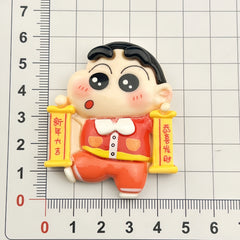 DIY Festive Little New Charms Accessories – Customizable Phone Case, Hairpin, Fridge Magnet & Keychain Set