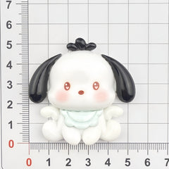 DIY Cute Bow Tie Animal Charms Accessories – Customizable Phone Case, Hairpin, Fridge Magnet & Keychain Set