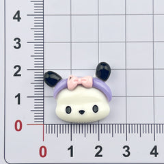 DIY Sanrio Animal Head Phone Charms Accessories – Customizable Phone Case, Hairpin, Fridge Magnet & Keychain Set