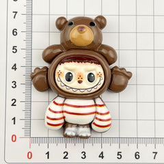 DIY Ctue Cartoon Charms Accessories – Customizable Phone Case, Hairpin, Fridge Magnet & Keychain Set