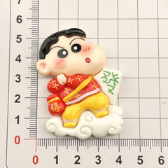 DIY Festive Little New Charms Accessories – Customizable Phone Case, Hairpin, Fridge Magnet & Keychain Set