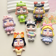 DIY Multi-color Hat Ugly Baby Charms Accessories – Customizable Phone Case, Hairpin, Fridge Magnet & Keychain Set