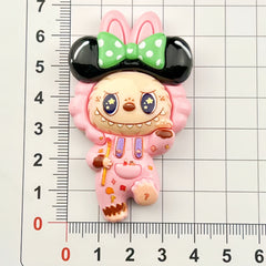 DIY Pajamas Plush Charms Accessories – Customizable Phone Case, Hairpin, Fridge Magnet & Keychain Set