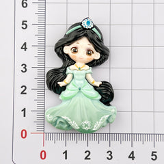 DIY Princess Charms Accessories – Customizable Phone Case, Hairpin, Fridge Magnet & Keychain Set
